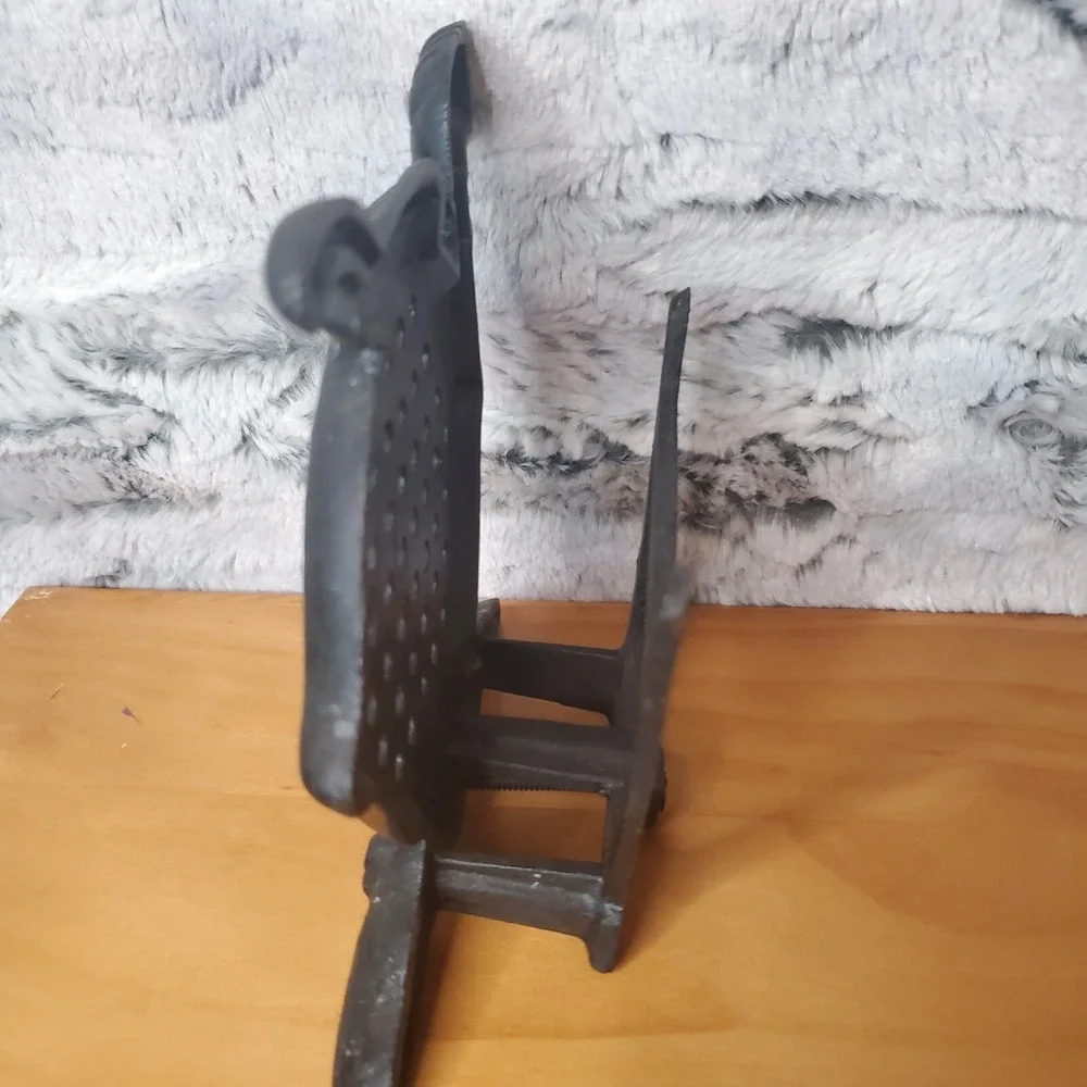 Vintage Used Taiwan VG Cast Iron Metal Black Tea Kettle‎ Stovetop Napkin Holder